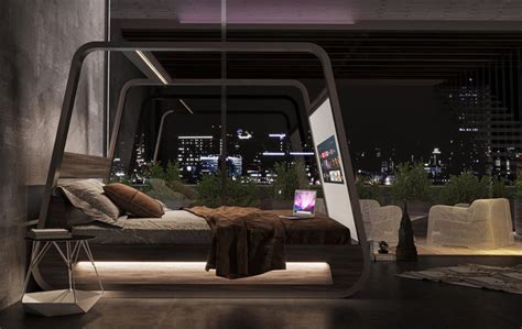 Theres A New Smart Bed With A 70 Inch Tv Screen Attached To It