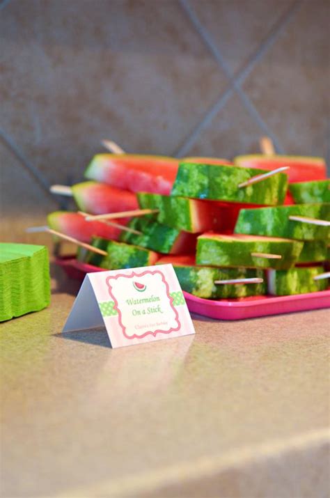 Alibaba.com offers 938 watermelon party favors products. Kara's Party Ideas Watermelon Fruit Summer Girl 1st ...