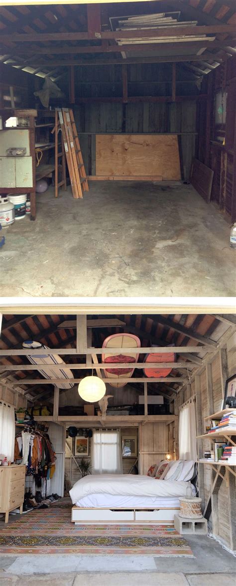 How much does it cost to convert a garage into a bedroom? See a dingy garage transform into the coolest bedroom ever ...