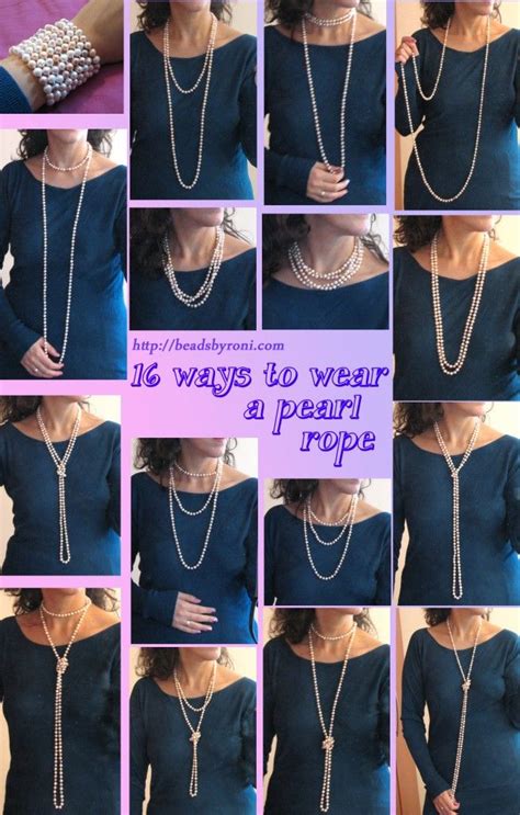 Elegant Ways To Style A Pearl Rope Necklace