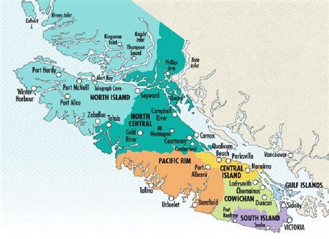 Vancouver Island Indigenous Map