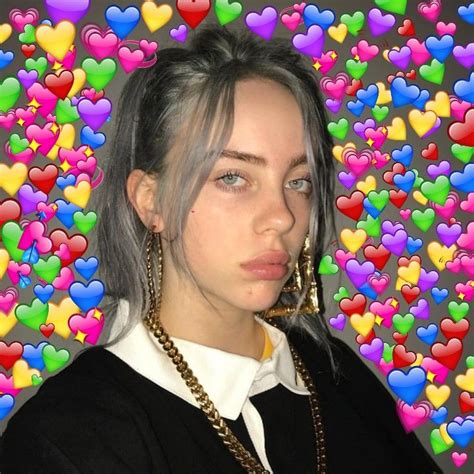 Billie Eilish Emoji Hearts