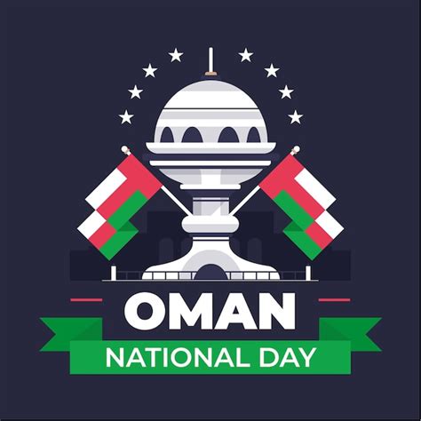 Free Vector Flat National Day Of Oman