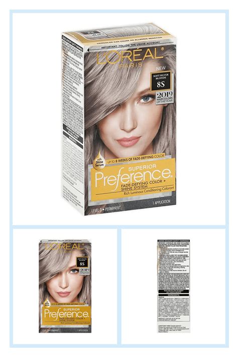 Loréal Superior Preference Permanent Hair Coloring In 8s Soft Silver Blonde Bed Bath And Beyond