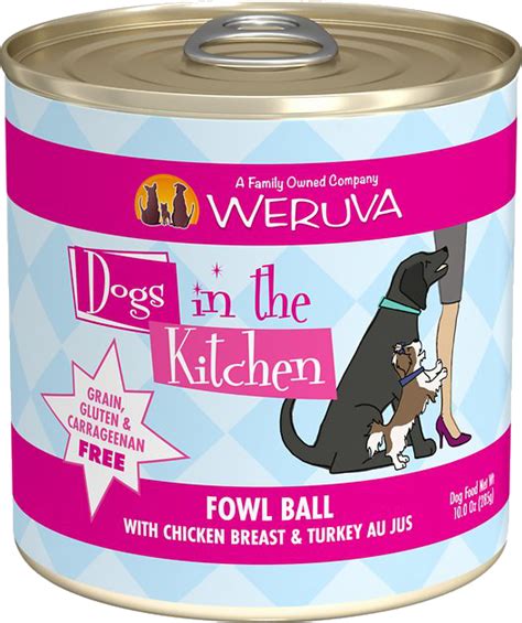 Easy homemade dog food crock pot recipe with ground chicken. Weruva Dogs in the Kitchen Fowl Ball with Chicken Breast ...