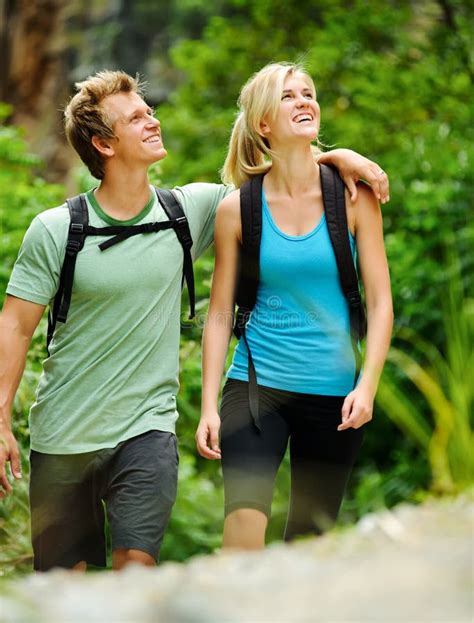 Happy Outdoor Couple Stock Image Image Of Nature Exercise 18531949