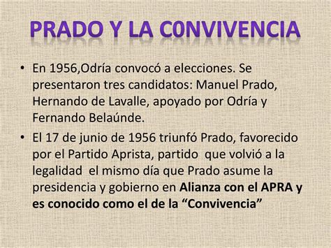 Maybe you would like to learn more about one of these? Segundo gobierno de Manuel Prado Ugarteche by IEPCALLAO ...