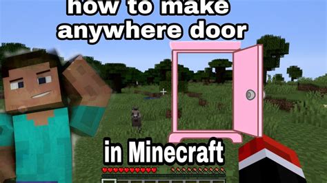 How To Make Anywhere Doorminecraftal Hind Gameplay Youtube