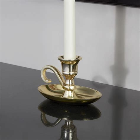 Emory Brass Taper Candle Holder Decor Candle Holders Taper Candle