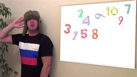 Learn Russian Lesson 1 Count 1 10 In Russian With Jingle Jeff And