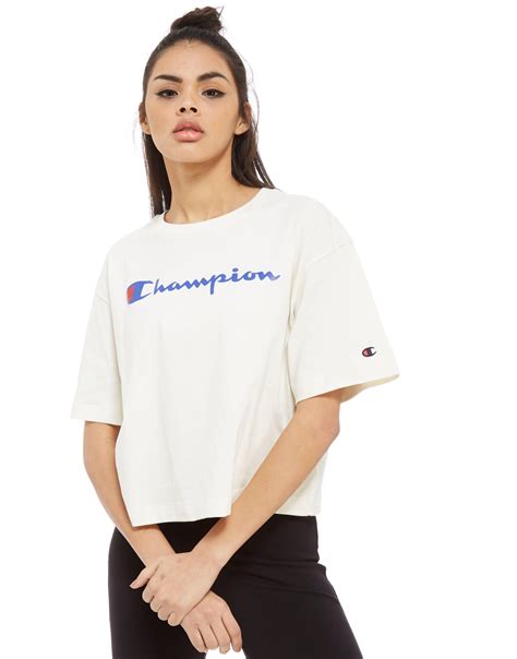 Find great deals on mens champion t shirt at kohl's today! Lyst - Champion Boxy Logo T-shirt in White