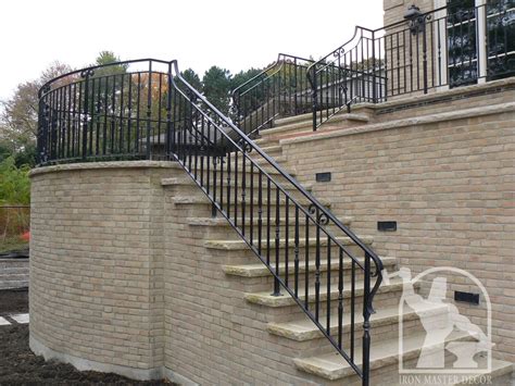 Providing you with high quality custom exterior iron railings of long life and low maintenance. Wrought Iron Exterior Railings Photo Gallery | Iron Master