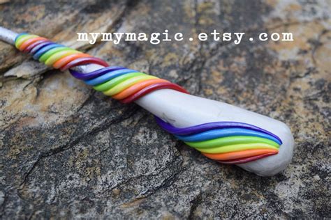 How Fun Is This Rainbow Glitter Wand Conjure Some Unicorns Rainbow Glitter Wands Magic Wand