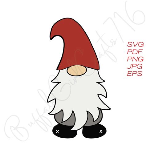 Download Gnome SVG PNG Cut File Cricut Silhouette Christmas Gnome SVG | Etsy