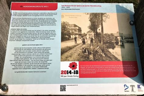 Memorial Route 100 Years Great War Information Board 13 Overmere