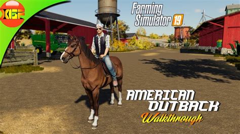 Farming Simulator 19 Map Tour Gameplay American Outback Map Fs19