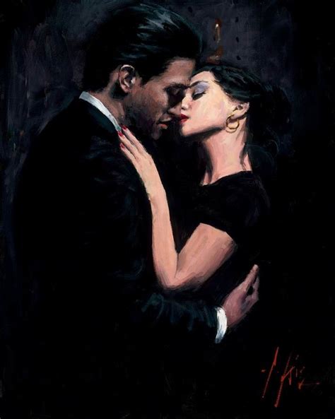 Fabian Perez The Embrace Vii Painting Here Painting Portret