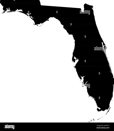 Mapa Político De Florida Imágenes De Stock En Blanco Y Negro Alamy