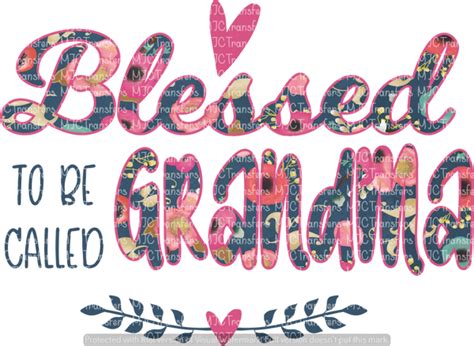 Blessed Grandma Png Free Logo Image