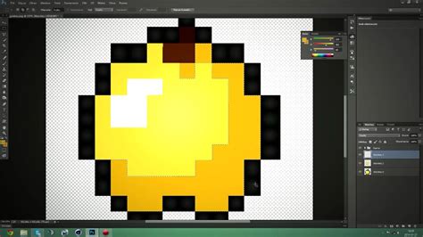 Speed Art Minecraft Texture Animated Golden Apple