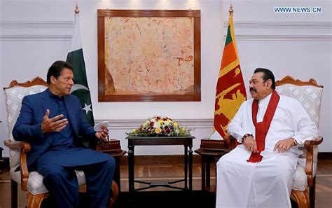 Sri Lanka Pakistan Agree To Expand Relationship Trade Ties Xinhua