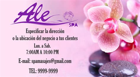 Imagenes De Tarjetas De Presentacion Para Spa Varias Tarjetas