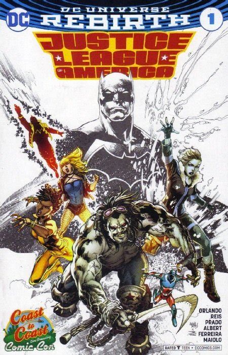 Justice League Of America Rebirth 1 Dc Comics