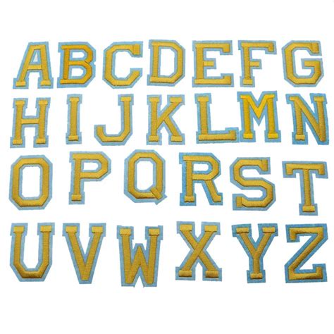 Buy Embroidered Gold Letters Clothes Embroidered Cloth