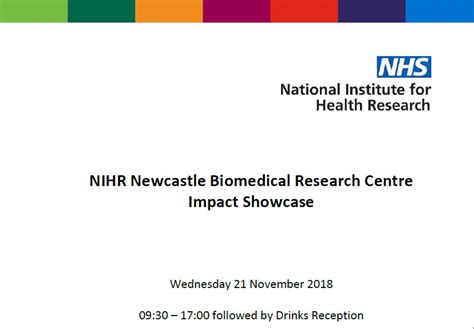 Nihr Newcastle Brc On Twitter We Are Very Pleased To Announce The Preliminary Programme For