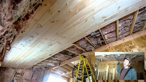 This ensures superb fit and eliminates waste. Installing 1x7 Tongue and Groove Pine on the Lower Ceiling ...