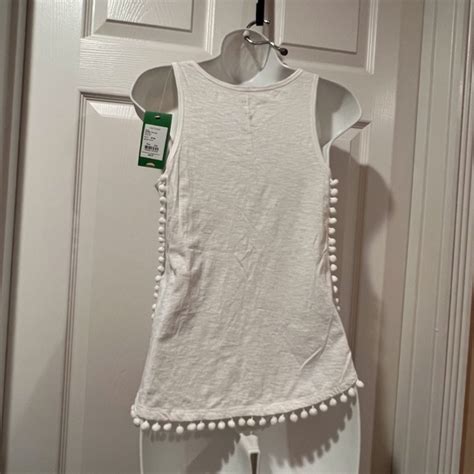 Lilly Pulitzer Tops Nwt Lilly Pulitzer White Mckee Top Poshmark
