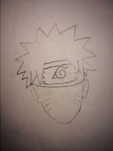 Cómo Dibujar Naruto Paso 5 Cara Detalles Parte 1