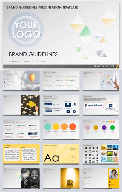 Brand Guidelines Template Psd Free Download Printable Templates