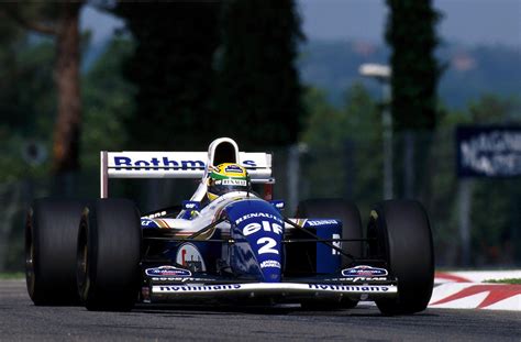 Ayrton Senna At Imola 1994 During Qualifying Ayrton Senna 1994 In Imola Während Des