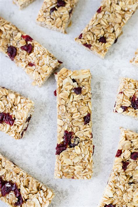 Homemade Oat And Honey Granola Bar Recipe Easy And Chewy