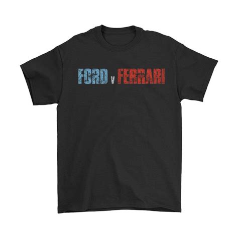 Besides good quality brands, you'll also find plenty of discounts when you shop for ferrari shirt during big sales. Ford V Ferrari Logo Grunge Men's T-Shirt (Dengan gambar)