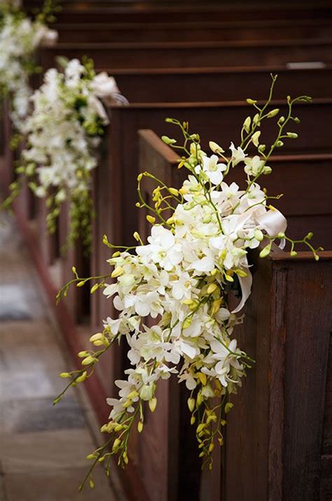Before you decide to do this, you must check with the church if you wish, they are easily painted to match the decor of your wedding. 21 Stunning Church Wedding Aisle Decoration Ideas to Steal ...