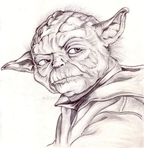 My Sketch Of Yoda By Shadow3217 On Deviantart