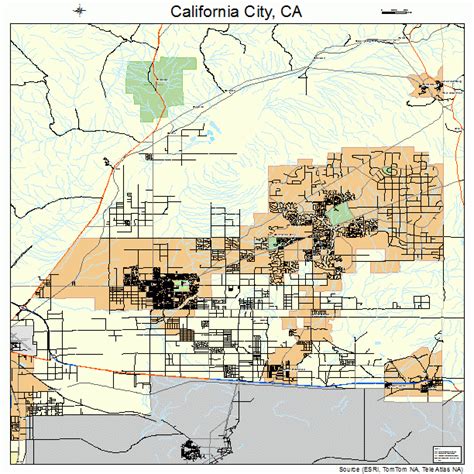 California City California Street Map 0609780