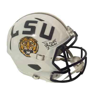 Tyrann Mathieu Autographed Honey Badger LSU White Alternate Full Size Helmet EBay