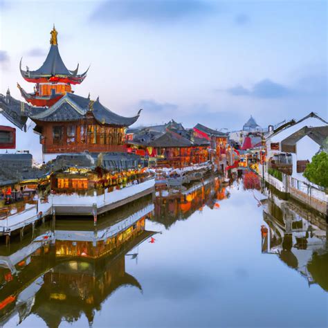 Qibao Ancient Town In Shanghai In China Overviewprominent Features