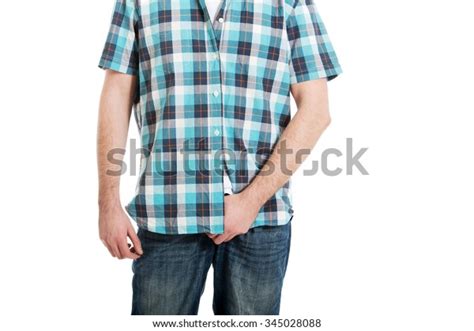 Young Man Holding His Crotch Because Stock Photo 345028088 Shutterstock