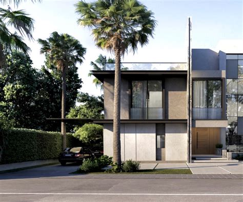 Exterior Villa Modern Design On Behance