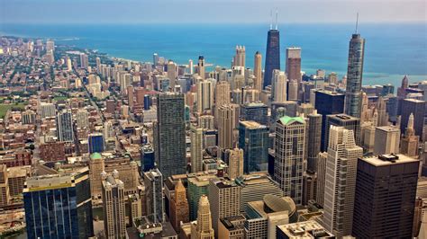Architecture Bridges Chicago Cities City Francisco Night Skyline Usa Illinois Trump