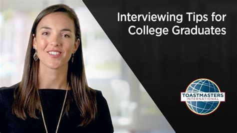 Interviewing Tips For College Graduates Youtube