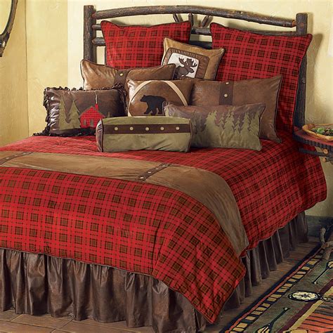 Check spelling or type a new query. Gunnison Plaid Bed Set - Queen | Log cabin bedding, Cabin ...