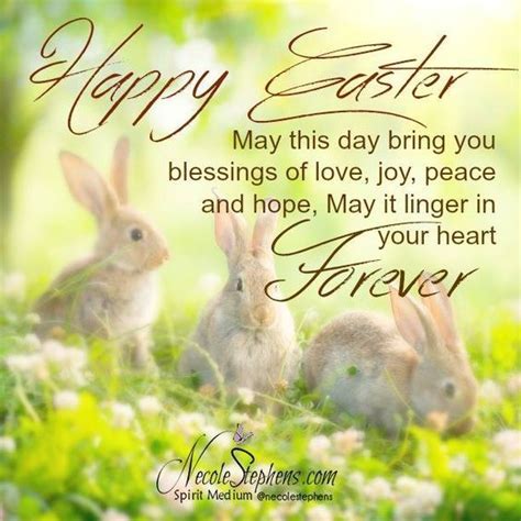Happy Easter Wishing You Love Peace And Hope May It Linger In Your