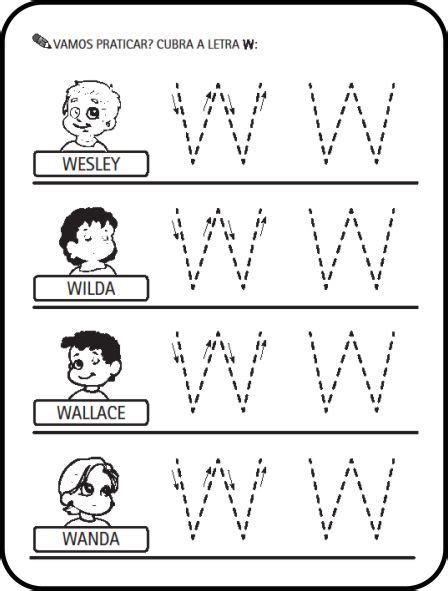 AlfabetizaÇÃo Atividades Alfabeto Ilustrado Letras Pontilhadas Cobrir