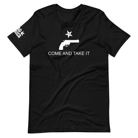 Come And Take It 357 Revolver 2nd Amendment Unisex Tee Shirt