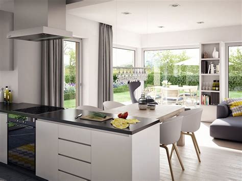 Besonders auffällig sind die neuen offenen regale und vitrinen, die vom design her sowohl in die küche als auch in den wohnbereich passen. 10 Offene Küche Wohnzimmer Fashionable in 2020 | Offene ...